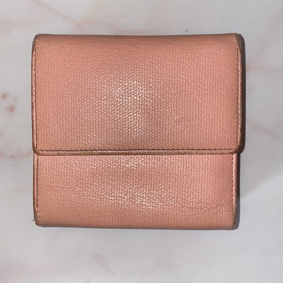 Chanel Button Line Pink Wallet Authentic Vintage - Picture 2 of 5